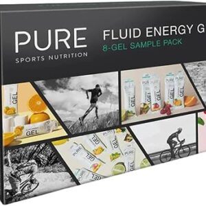 Pure Sports Nutrition - Fluid Energy Gels - 8 Gel Sample Pack