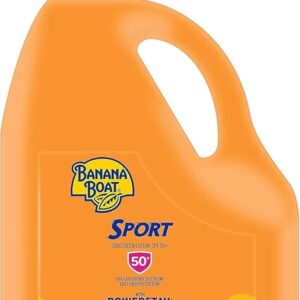 Banana Boat Sport Sunscreen Lotion SPF50+ 1L, UVA/UVB, Non-Greasy, Sweat Resistant, 4-Hour Water Resistant, Made in Australia