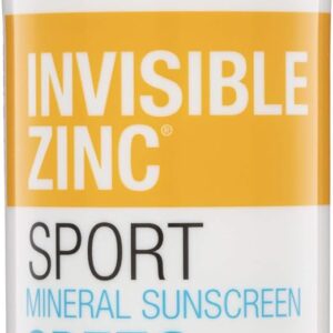 Invisible Zinc SPF50+ 4 Hours Water Resistant Sunscreen, 100ml